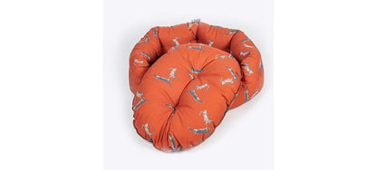  Danish Design Orange Woodland Hare Deluxe Slumber Dog Bed