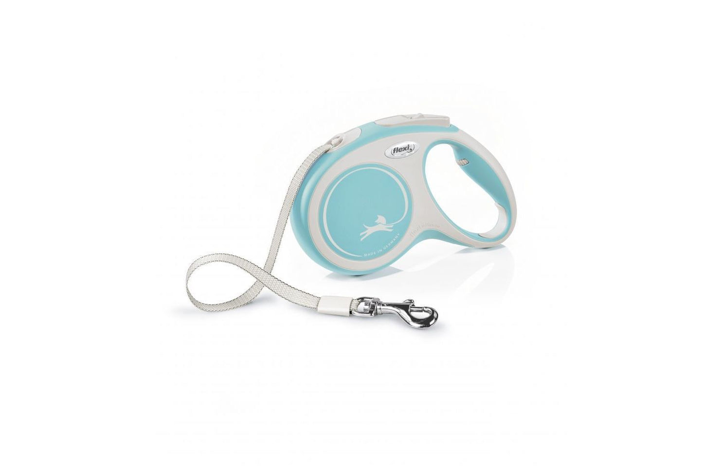  Flexi New Comfort Dog Lead Tape 5m Light Blue