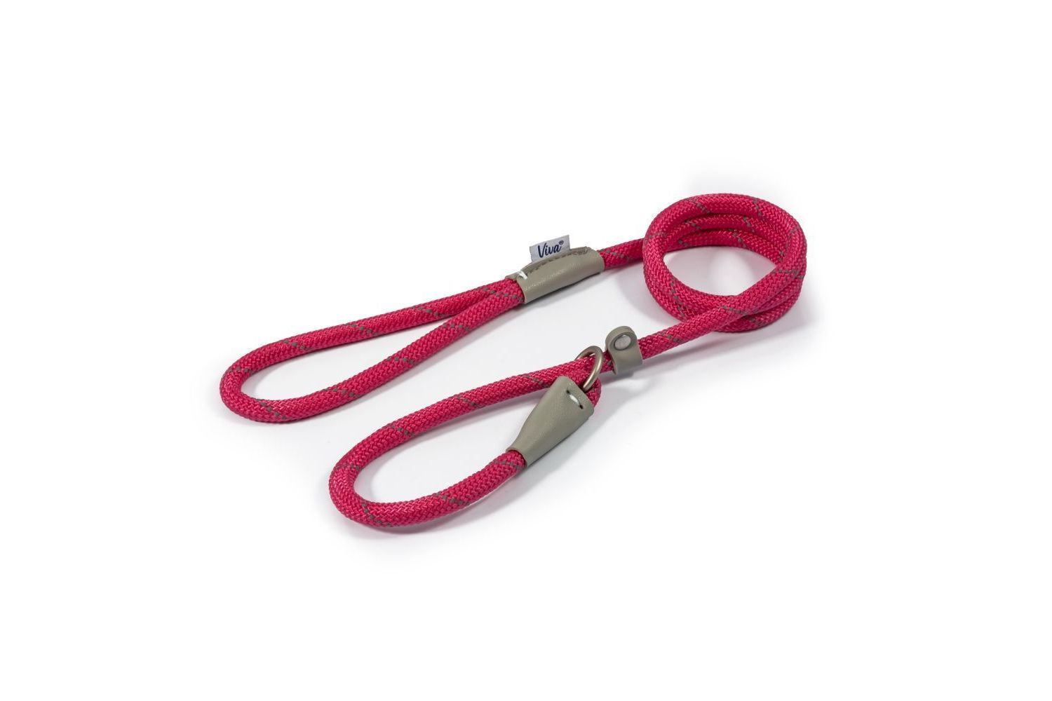  Ancol Reflective Slip Dog Lead In Pink