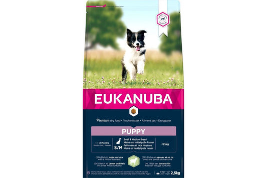  Eukanuba Puppy & Junior Small/Medium Lamb & Rice