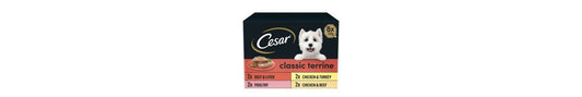  Cesar Classics Wet Dog Food Terrine Mixed Selection 8 X 150g