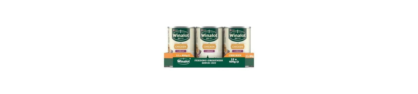  Winalot Adult Wet Dog Food Can With Chicken In Jelly