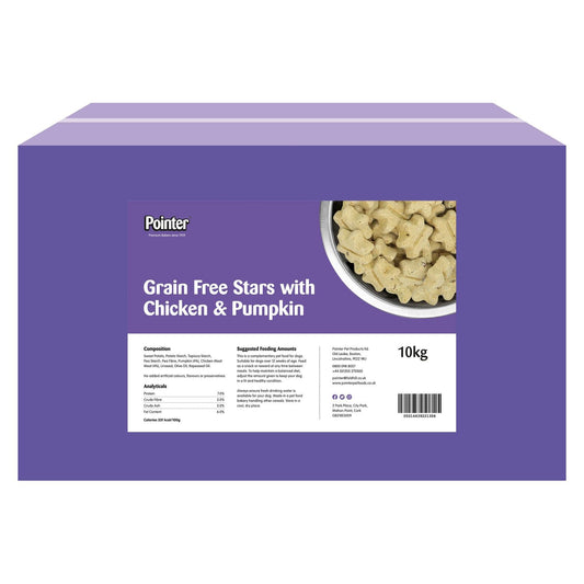  Pointer Grain Free Biscuit Stars With Chicken & Pumpkin