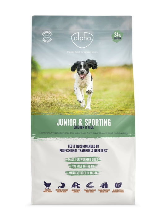  Alpha Junior & Sporting Working Dog Food