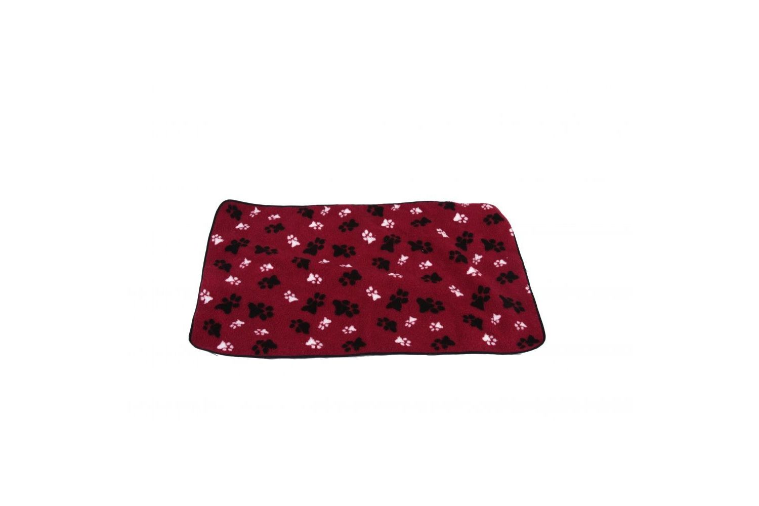  AniMate Dog Blanket In Red Paw Print