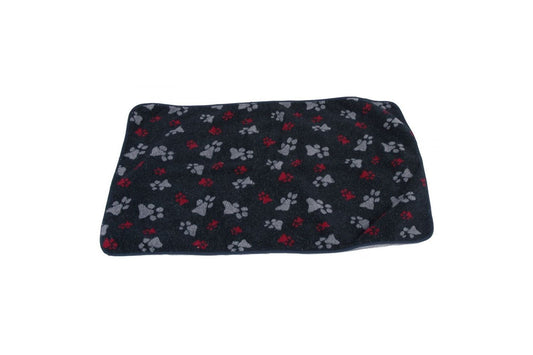  AniMate Blanket Navy Paw Large