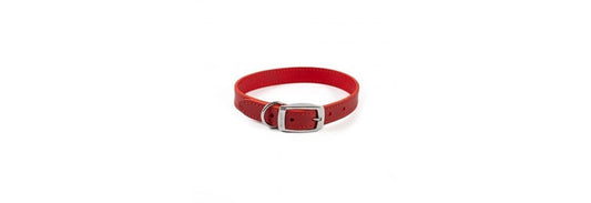  Ancol Heritage Classic Red Leather Dog Collar