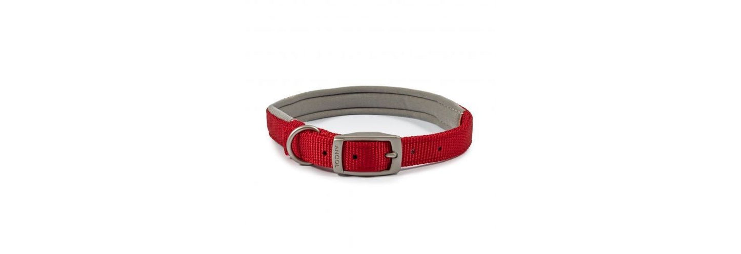  Ancol Viva Nylon Red Padded Collar