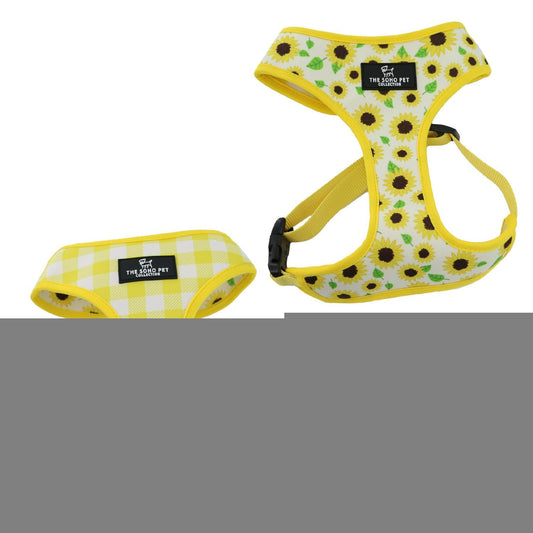  Ancol Sunflower/Yellow Check Reversible Dog Harness