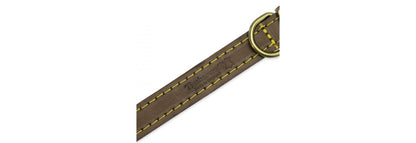  Ancol Timberwolf Sable Leather Dog Collar