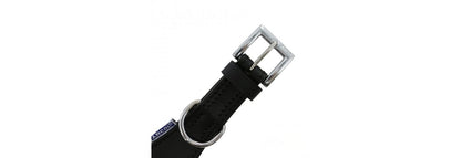  Ancol Heritage Black Leather Greyhound Dog Collar (34-43cm)
