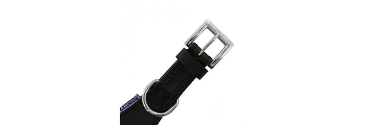  Ancol Heritage Black Leather Greyhound Dog Collar (34-43cm)