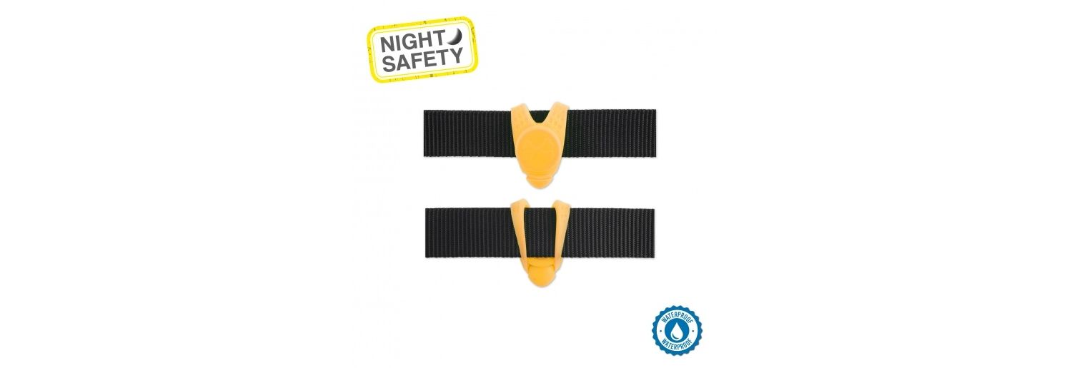  Ancol Orange Flashing Blinker Collar Light