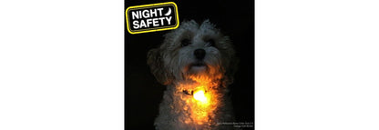  Ancol Orange Flashing Blinker Collar Light