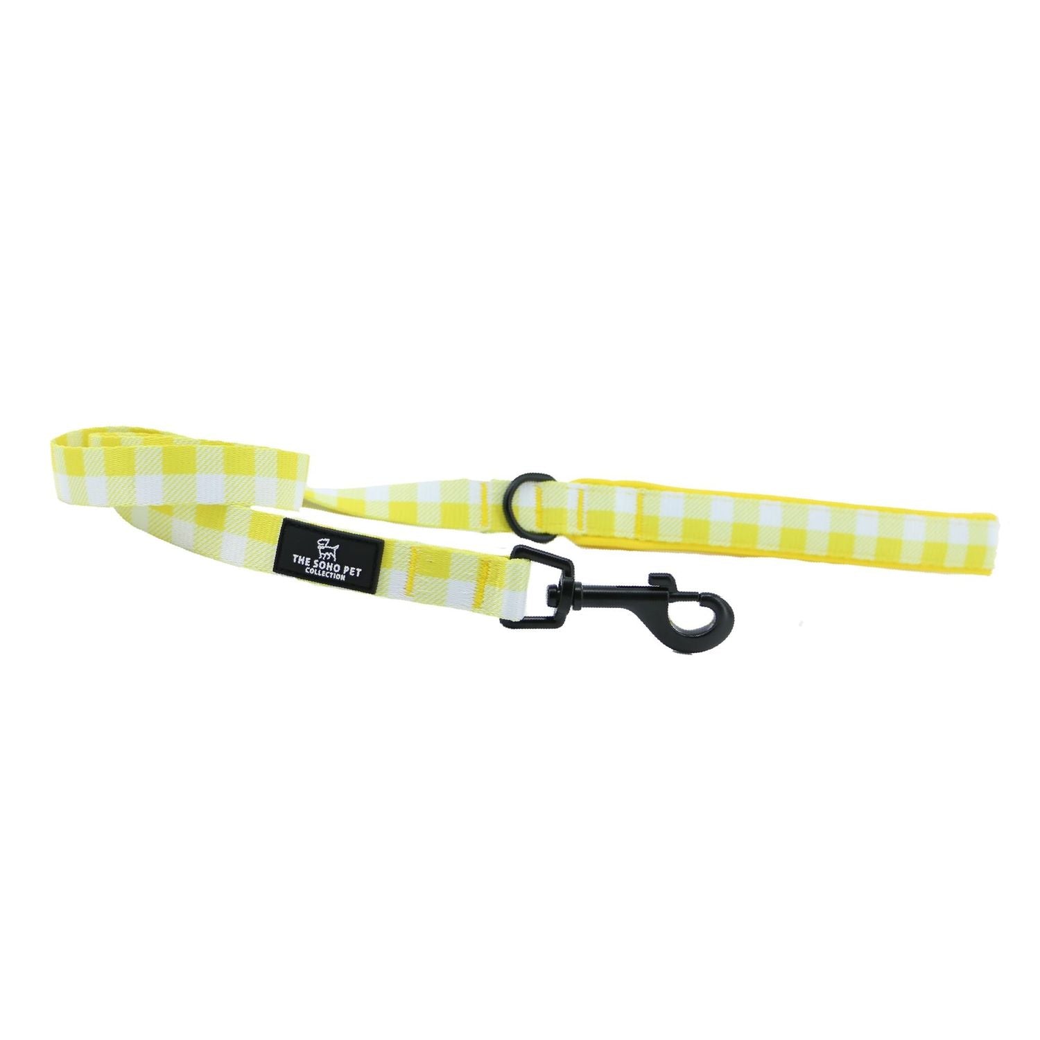  Ancol Soho Pet Collection Yellow Check Dog Lead