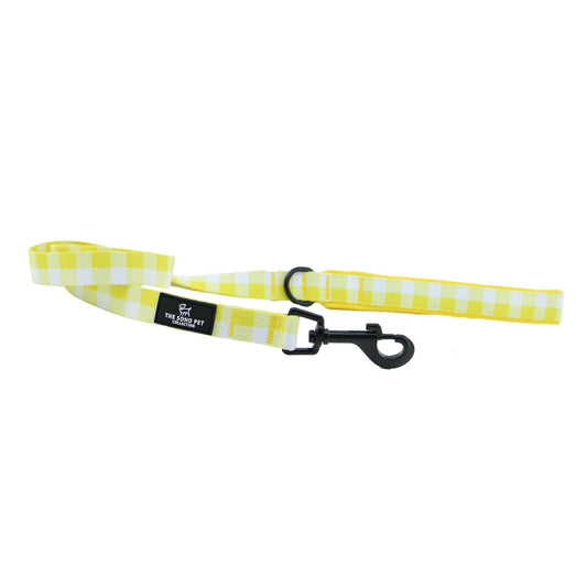  Ancol Soho Pet Collection Yellow Check Dog Lead