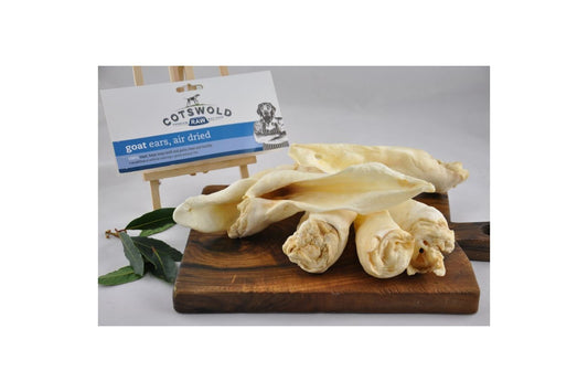  Cotswold Raw Goat Ears Dog Treats 50g