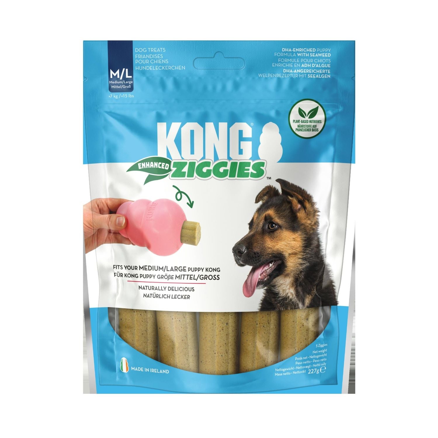  KONG Ziggies Enhanced Puppy Medium/Large Dog Chew