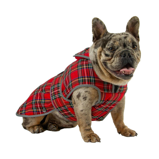  Heritage Red Tartan Dog Coat