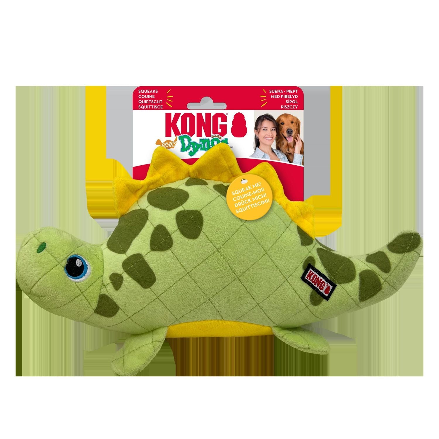 KONG Dynos Roars Dog Toy Green Medium/Large