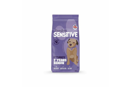  Burgess Sensitive Senior Turkey Dog Food