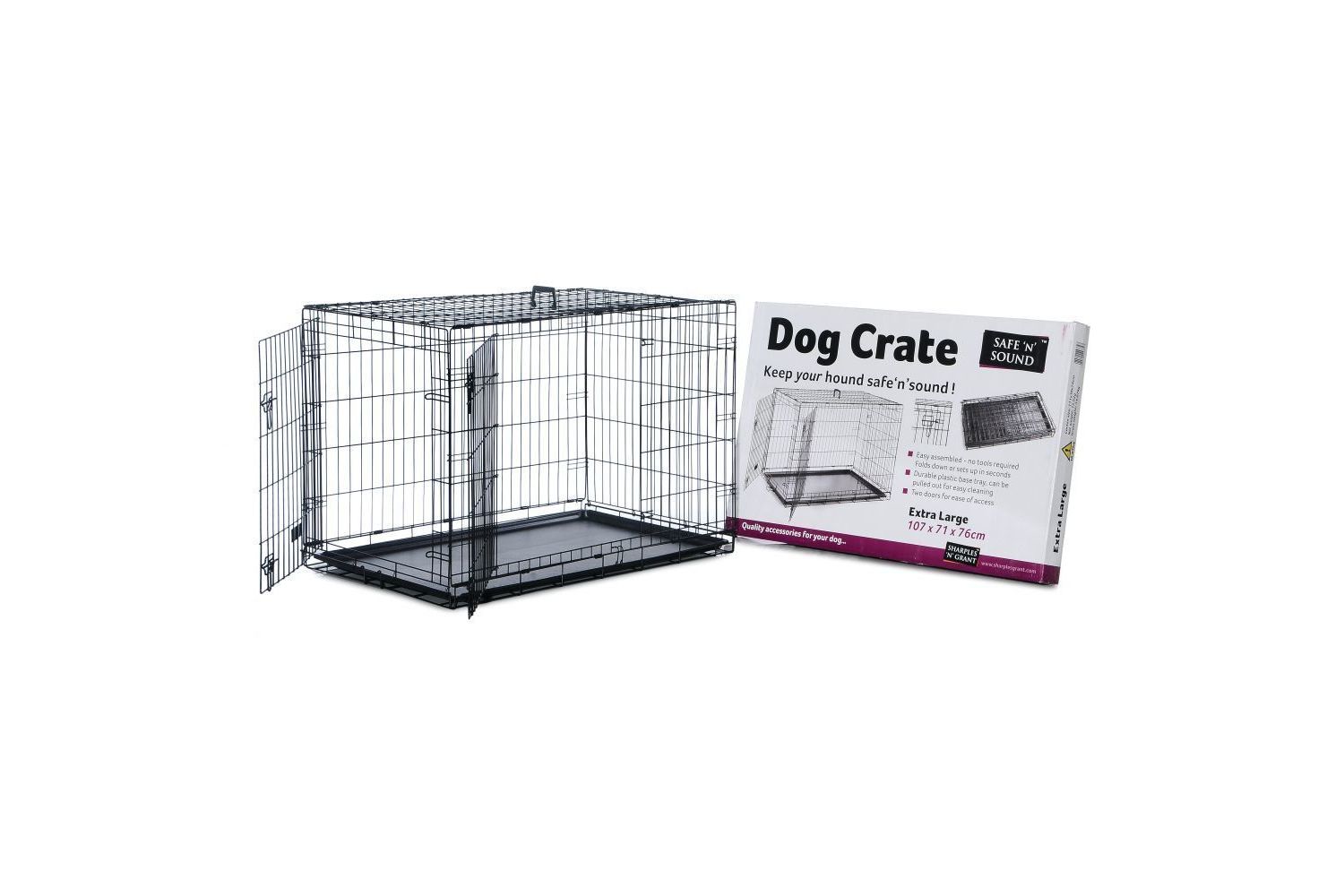  Sharples 'N' Grant Safe 'N' Sound 2 Door Dog Crate Cage