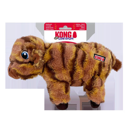  KONG Low Stuff Stripes Cow Dog Toy
