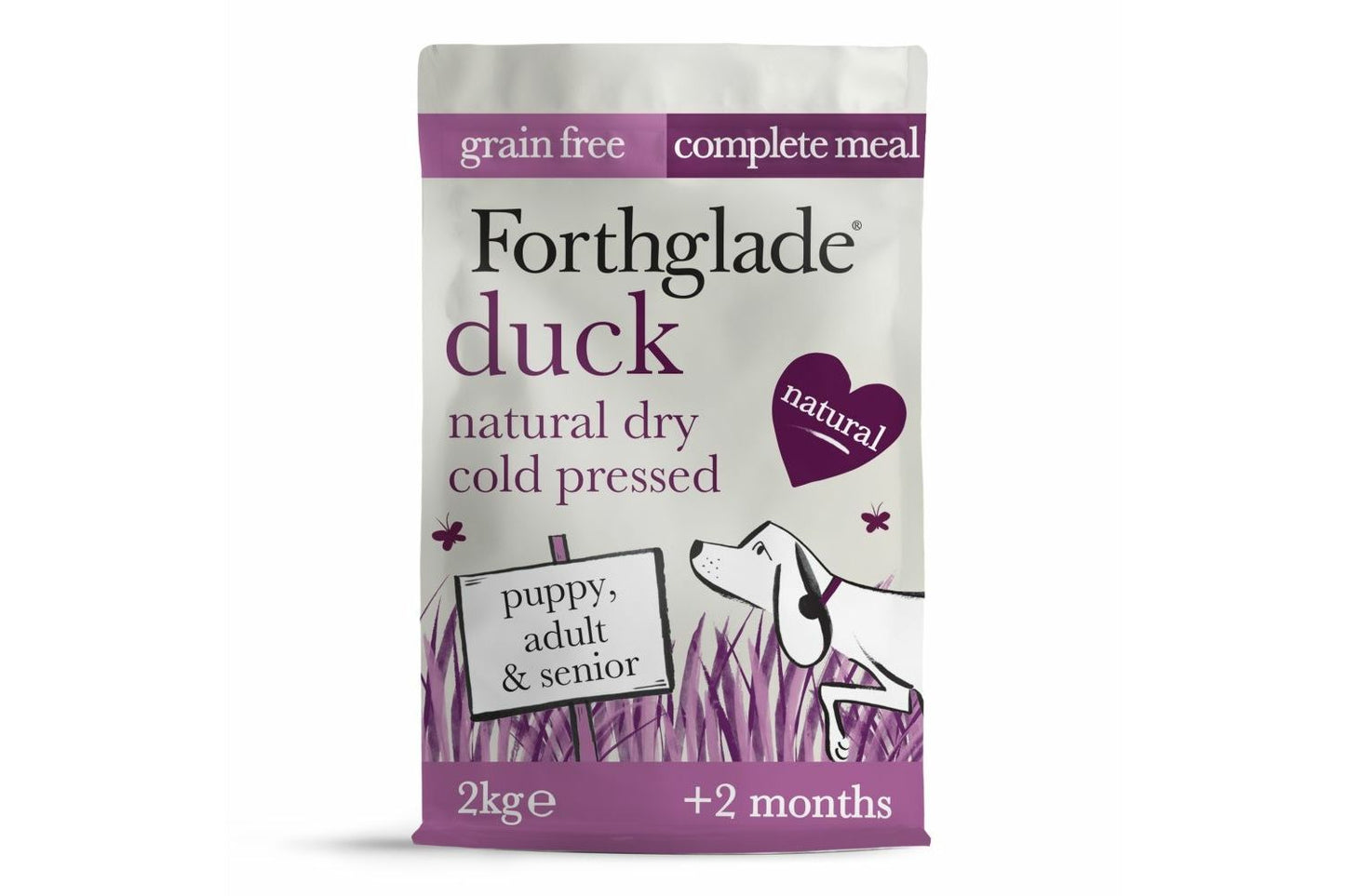  Forthglade Grain Free Cold Pressed Dog Food Duck 2kg
