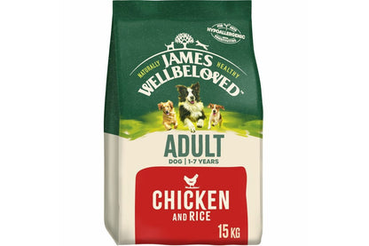  James Wellbeloved Dog Food Adult With Chicken And Rice