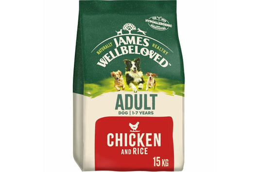  James Wellbeloved Dog Food Adult With Chicken And Rice