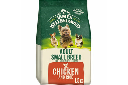  James Wellbeloved Dog Food Adult Small Breed With Chicken And Rice