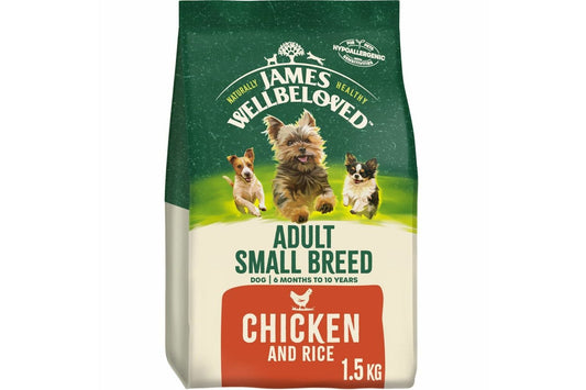  James Wellbeloved Dog Food Adult Small Breed With Chicken And Rice