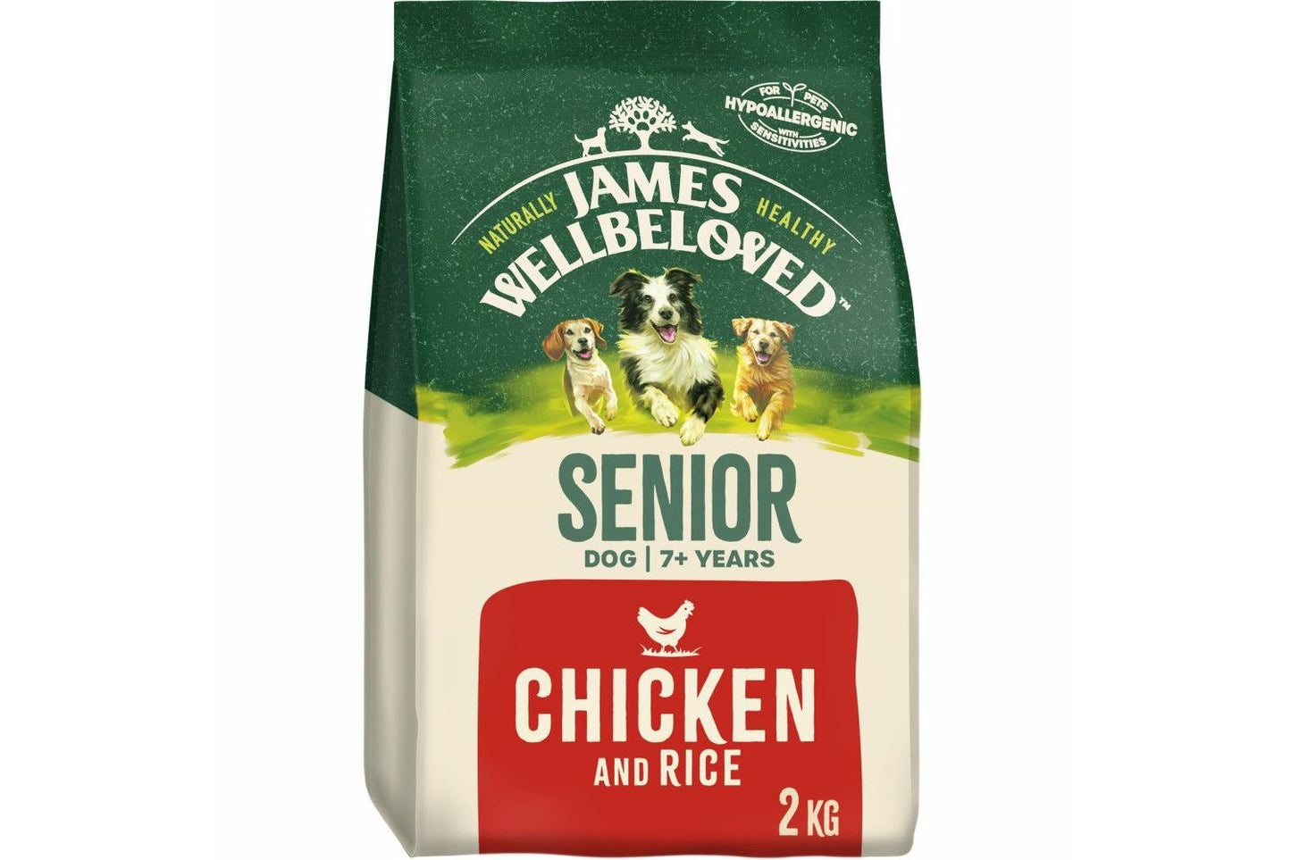  James Wellbeloved Dog Food Senior With Chicken And Rice 2kg