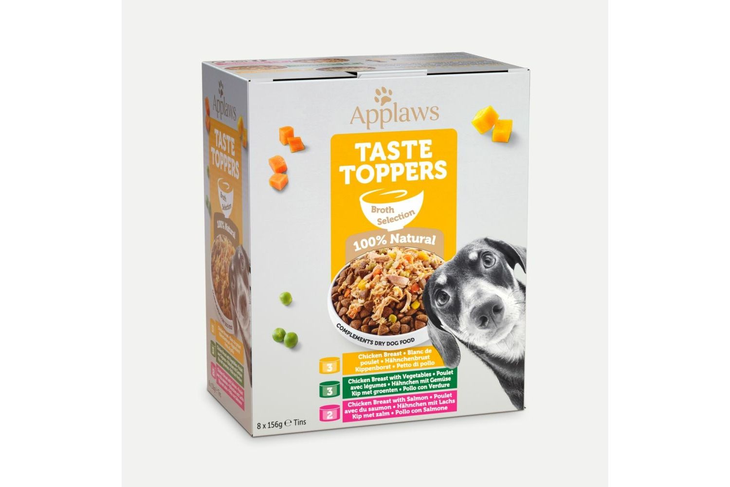  Applaws Taste Toppers Chicken Tin Selection In Broth Multipack 8 Pack