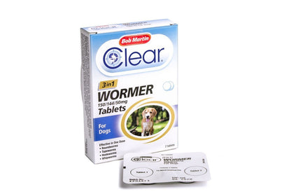  Bob Martin 3 In 1 Dog Worming Tablets