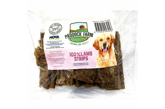  Paddock Farm 100% Lamb Strips Dog Treats