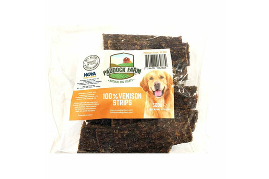  Paddock Farm 100% Venison Strips Dog Treats