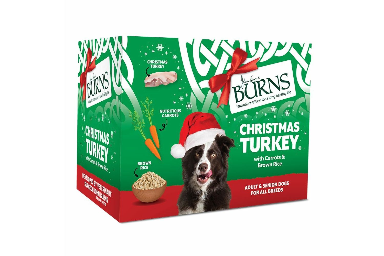  6 X Burns Christmas Turkey 395g