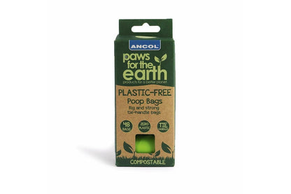  Ancol Paws For The Earth Plastic Free Poop Bags