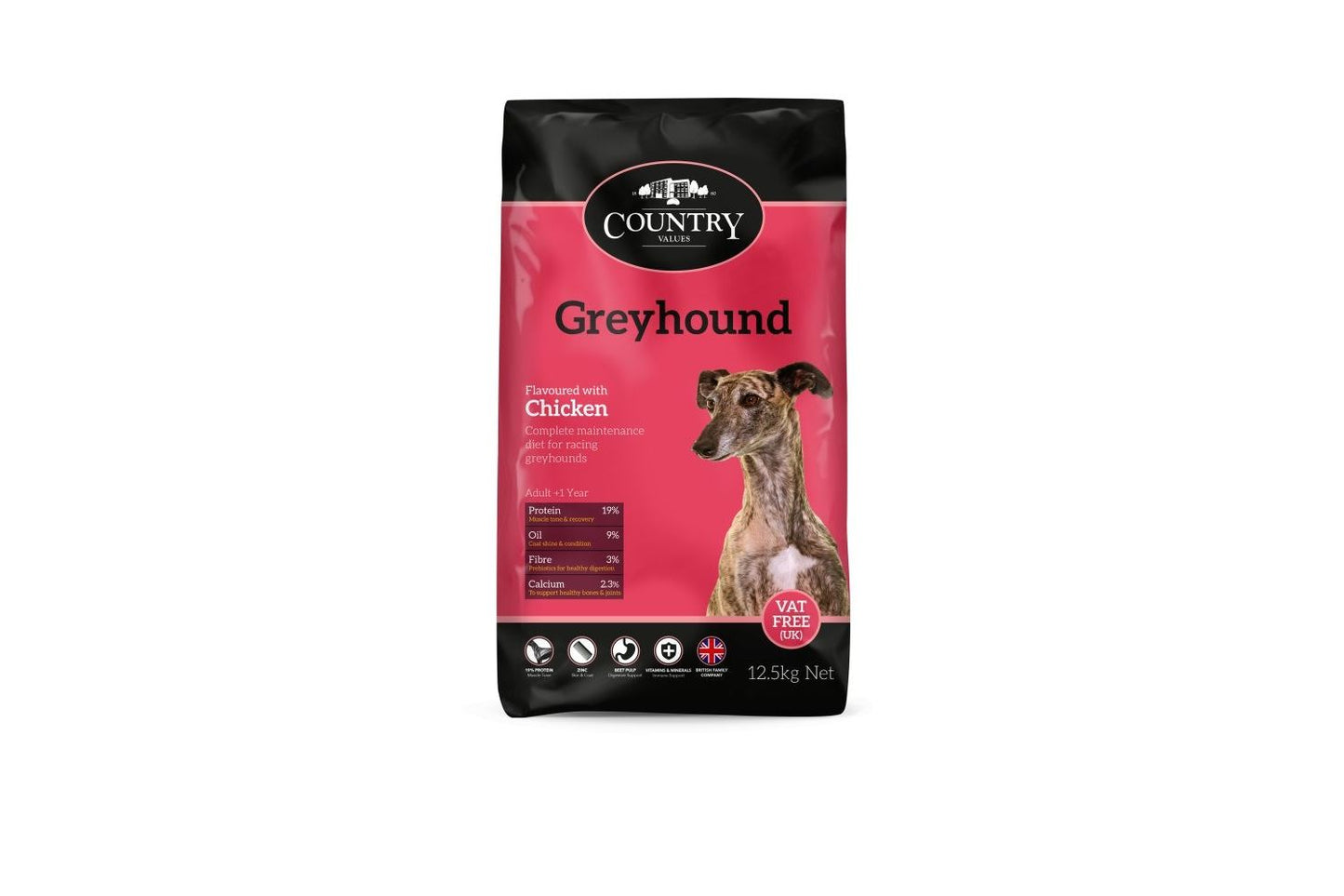  Country Value Dry Dog Food Greyhound 12.5kg