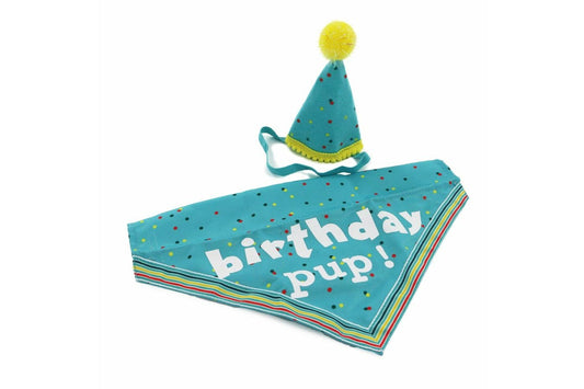  Ancol Pawty Its My Birthday Hat & Bandana