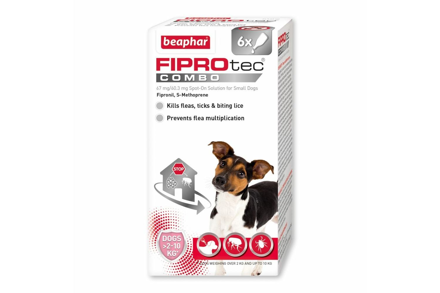  FIPROtec Combo For Small Dog Spot On 6 Pipettes