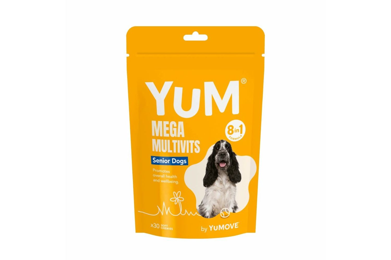 YuMove Mega Multivits 8in1 Senior Dog Pack Of 30