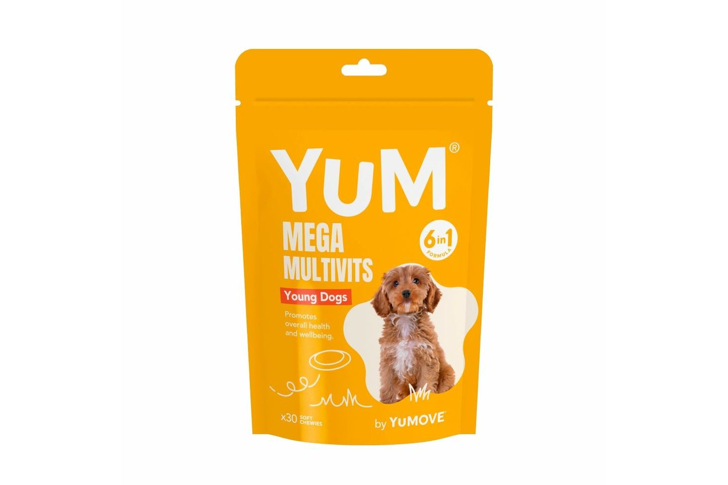 YuMove Mega Multivits 6in1 Young Dog Pack Of 30