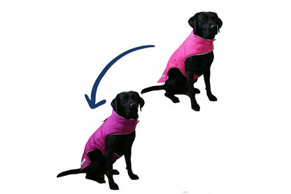  Ancol Viva Reversible Puffer Coat Pink/Purple