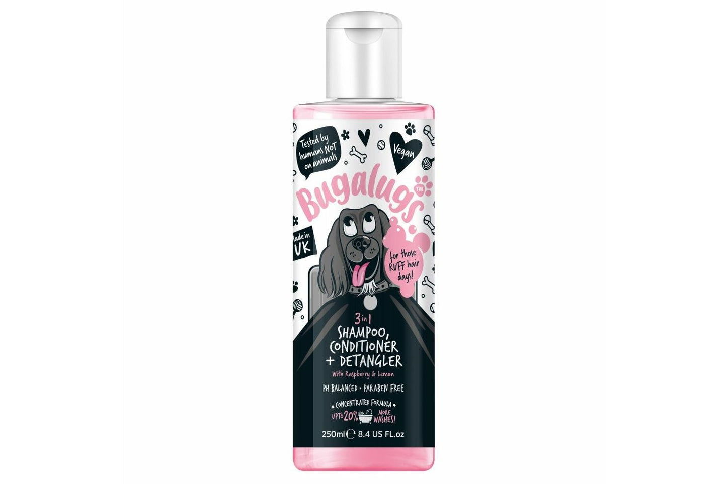  Bugalugs 3in1 Shampoo, Conditioner & Detangler
