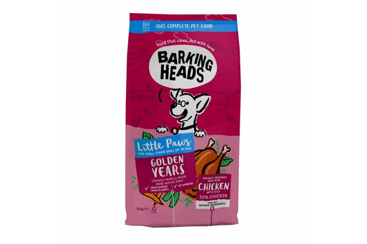  Barking Heads Little Paws Golden Years Chicken Dry Food