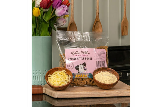  Betty Miller's Grain Free Cheese Little Bone Dog Treats 400g