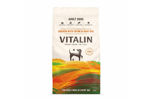  Vitalin Adult Chicken With Thyme & Root Vegetable Dog Food