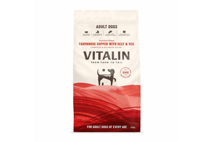  Vitalin Farmhouse Supper With Beef & Vegetable Dog Food